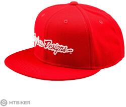 Troy Lee Designs Flat Bill sapka, signature team red ()