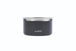 M-PETS Splash Control kutyatál, fröccsenés ellen, 3, 7 L fekete