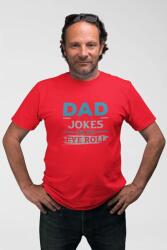 D&B Férfi/Unisex Póló ST00224 Dad Jokes Piros-Méret 2XL (ST00224DadJokesRed2XL)