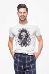 D&B Férfi/Unisex Póló PC00089 Reaper Fehér-Méret S (PC00089ReaperWhiteS)