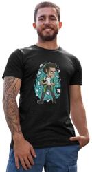 D&B Férfi/Unisex Póló PC00027 Ace Ventura Fekete-Méret XL (PC00027AceVenturaBlackXL)