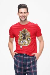 D&B Férfi/Unisex Póló PC00084 Power Ranger Piros-Méret S (PC00084PowerRangerRedS)