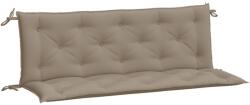 vidaXL 2 db tópszínű oxford szövet kerti padpárna 150 x 50 x 7 cm 361705 (361705)