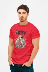 D&B Férfi/Unisex Póló MO00038 OnePiece Piros-Méret L (MO00038 OnePiece Red-SizeL)