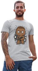 D&B Férfi/Unisex Póló PC00030 Chewbacca-Méret Szürke-Méret L (PC00030ChewbaccaGrayL)