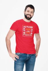 D&B Unisex Póló ST00249 Halloween Piros-Méret S (ST00249HalloweenRedS)