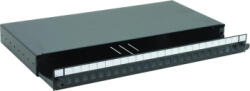 AFL Hyperscale Patch panel fibra optica, neechipat, 1U, 24 X SC Simplex/LC Duplex, negru (fop1-24ss-ldb)