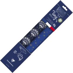 Clairefontaine Tiny Rolls, kék/arany + szalag, Excellia 80 g, 5 × 0, 35 m (223892C)