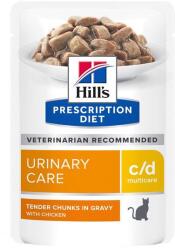 Hill's Hill' s Prescription Diet Feline c/d MultiCare Chicken 12 x 85 g, 2+1 GRÁTISZ