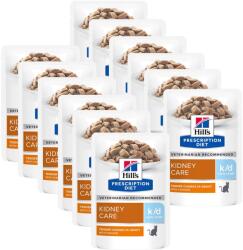 Hill's Hill' s Prescription Diet Feline Early Stage Kidney Care k/d Chicken 12 x 85 g, 2+1 GRÁTISZ