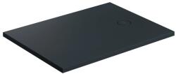 Omnires Cadita de dus compozit Omnires AquaRock M+ dreptunghiulara negru lava mat 80x120 cm (AQUAROCK80-120BLV) - neakaisa