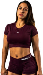 Nebbia Maiou pentru femei STRG BEAUTY Open-back Cropped Top 430 dark red M