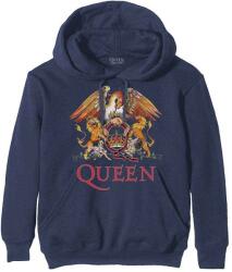 Queen Classic Crest Navy Blue M Pulóver (QUHD03MN02)