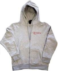Queen Classic Crest (Back Print) Ash Grey L Pulóver (QUZHD03MAG03)