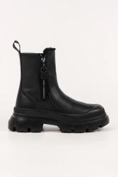Karl Lagerfeld botine pentru femei din piele Trekka Max 9BY2-OBDZG7_99X (KL43566.100)