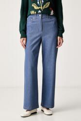 MM by Max Mara pantaloni pentru femei cu bumbac MMLEMIRO 9BY2-SJDZKK_55X (2626786017600)