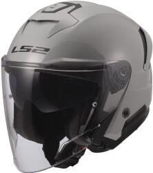 LS2 Cască de motocicletă deschisă LS2 OF618 Verso II Solid gri nardo (LS366181006-MASTER)
