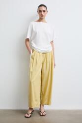 Medicine pantaloni slouchy pentru femei cu amestec de in ZBY2-SPD101_10X (RW26-SPD101)