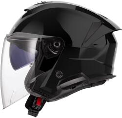 LS2 Cască de motocicletă deschisă LS2 OF618 Verso II Solid neagră lucioasă (LS366181012-MASTER)