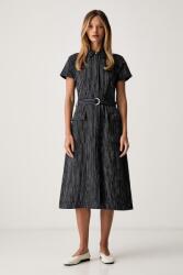 Tommy Hilfiger rochie tip cămașă cu lyocell 9BY2-SUDZOZ_59X (WW0WW49912)
