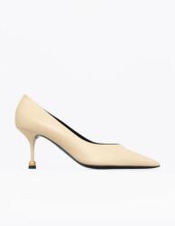 Vanda Novak pantofi cu toc stiletto din piele Pola Ivory 9BY2-OBDUZM_01X