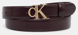 Calvin Klein női bőr öv - burgundia 75
