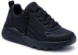 Skechers Uno Lite Easy ZIP lányka - női fűzős sneaker cipő 310387L-BBK