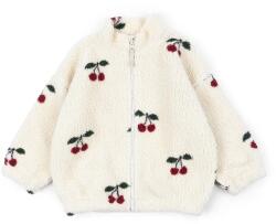 Konges Sløjd polár pulóver gyerek JODY TEDDY JACKET GRS - fehér 86