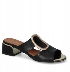 GAMIS Flip-flop papucs Gamis 7561 Fekete lico+arany 36 (7561 Czarne lico+złoto)