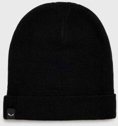 Salewa beanie gyapjúval Puez Marino Beanie - fekete Univerzális méret