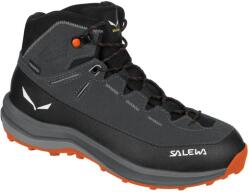 Salewa MTN TRAINER 2 MID PTX K Onyx/Alloy - cizme de drumeție pentru copii