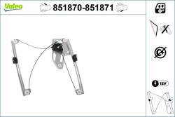 VALEO ablakemelő VALEO 851870 for BMW (851870)