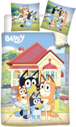 Bluey Neighborhood gyerek, ovis ágyneműhuzat 100×135cm, 40×60 cm (JFK108803) - eking