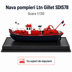 ATLAS Macheta nava pompieri Ltn Gillet SDIS78 Franta, scara 1: 130, Atlas (2953)