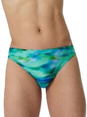 Speedo printed brief green/blue m - uk34