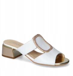 GAMIS Flip-flop papucs Gamis 7561 fehér+arany 39 (7561SR-BI)