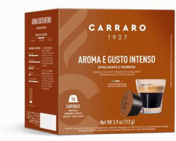 Caffé Carraro Kávékapszula, Dolce Gusto® kompatibilis, 16 db, CARRARO "Aroma E Gusto Intenso (CAR101)