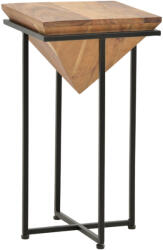 FDY Masuta Cafea Laterala Pyrma II Lemn Acacia, Finisaj Natur, Dim. 29x29x54 Cm Masa de cafea