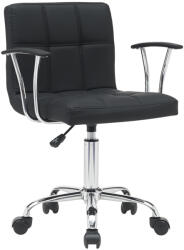 Finday Scaun Birou Bryssa Piele Ecologica Negru
