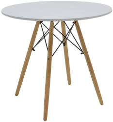 FDY Masa Rotunda Fixa Linda 80 Cm Alba