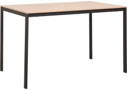 FDY Masa Bucatarie/Dining Foranno PAL Stejar 120x75x75cm, Picioare Negre