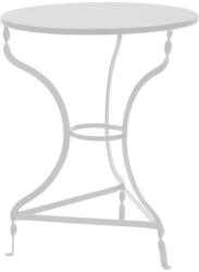 FDY Masa Rotunda Metalica Zanos Diametru 58 Cm Alba