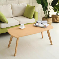 FDY Masuta Cafea Kormas II MDF Finisaj Natur, Dim. 100x48x45 Cm Masa de cafea