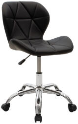 Finday Scaun Birou Kross Piele Ecologica Negru