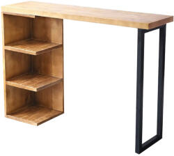 FDY Masa Bar Camyllia Lemn De Pin 139x29x90 Cm Finisaj Natur