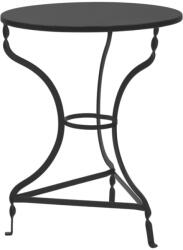 FDY Masa Rotunda Metalica Zanos Diametru 58 Cm Neagra