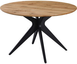 FDY Masa Bucatarie/Dining Rotunda Tappas MDF Stejar Sonoma Diametru 120 Cm