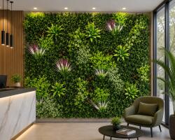 BELLIN PANOU DECORATIV PLANTE ARTIFICIALE 100 X 100 cm Model BELLIN B017