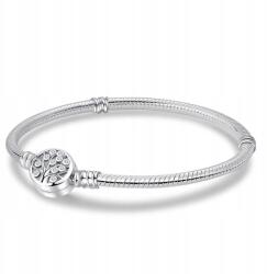  Moduláris karkötő alap Charmokhoz, 925 Sterling ezüst, Fa motívum, 17 cm (Bransoletka)