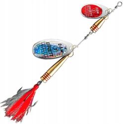 Dam Effzett Forgó Tandem 10g 1 Reflex Red Silver Dressed Spinner (5115 010)